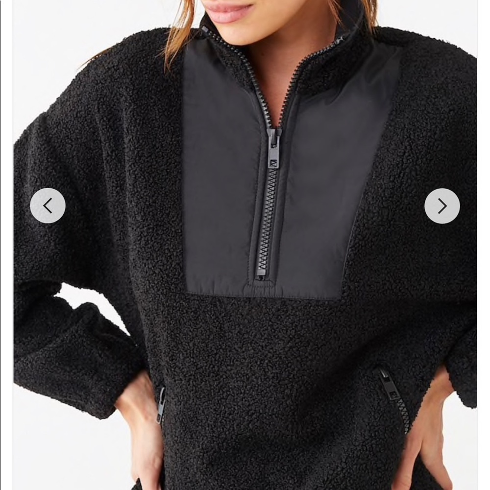 Faux Shearling Pullover